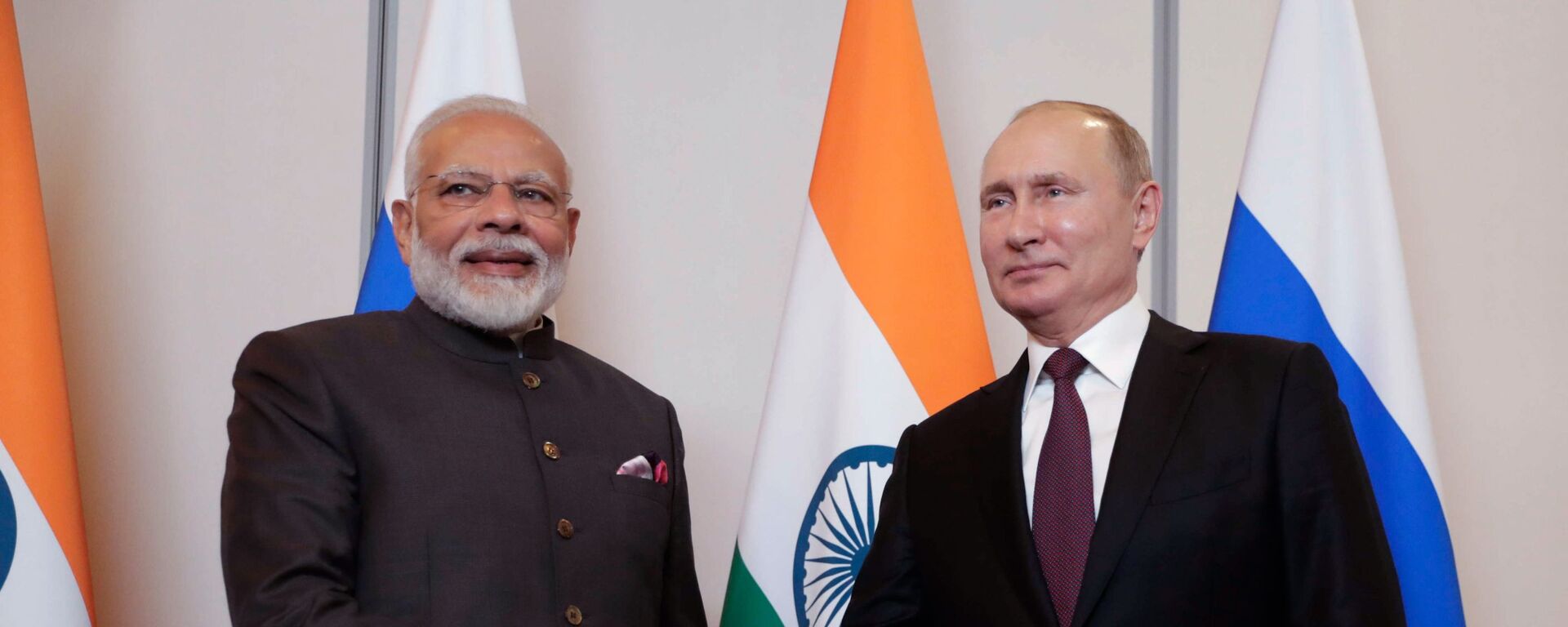 El primer ministro de la India, Narendra Modi y el presidente ruso, Vladímir Putin (archivo) - Sputnik Mundo, 1920, 01.07.2022