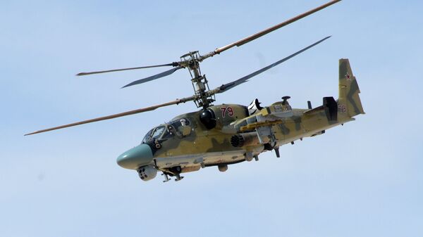 Un helicóptero ruso en Siria - Sputnik Mundo
