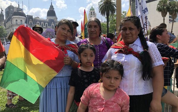 Niños y niñas también participaron de la marcha en Buenos Aires - Sputnik Mundo