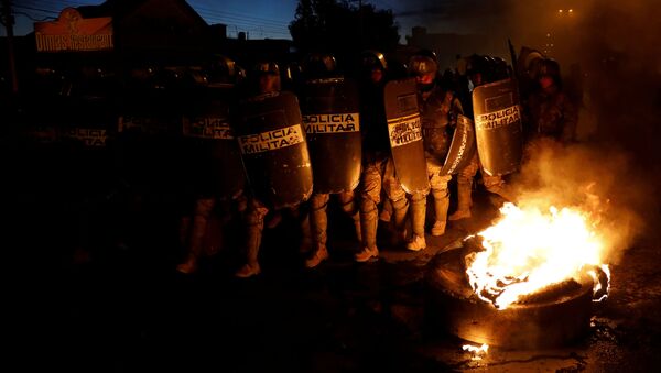 Disturbios en Bolivia - Sputnik Mundo