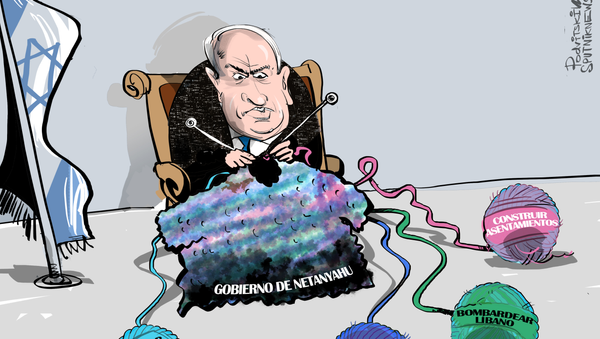 Receta de Netanyahu: bombardear para formar Gobierno - Sputnik Mundo