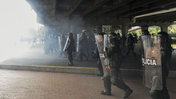 Policía colombiana (imagen referencial) - Sputnik Mundo
