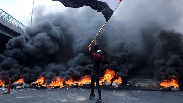 Protestas en Irak - Sputnik Mundo