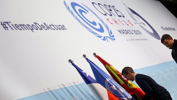 Cumbre de COP25 sobre el cambio climático en Madrid, España - Sputnik Mundo