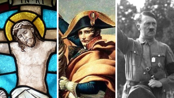 Jesús de Nazaret, Napoleón Bonaparte y Adolf Hitler - Sputnik Mundo