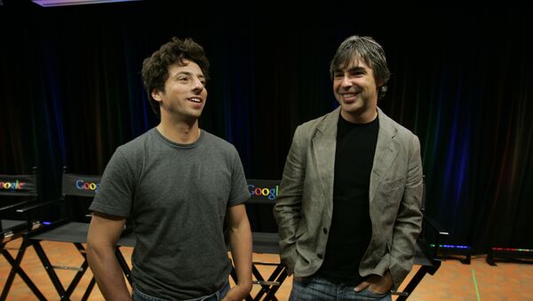 Serguéi Brin y Larry Page, cofundadores de Google - Sputnik Mundo