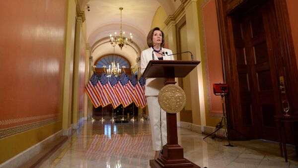 Nancy Pelosi, la presidenta de Cámara de Representantes de EEUU - Sputnik Mundo