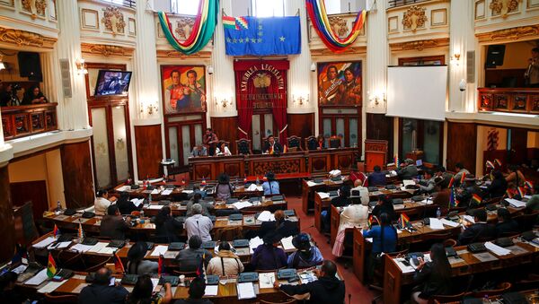 El Congreso de Bolivia, vista general - Sputnik Mundo