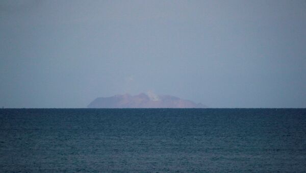 El volcán del islote de White (Whakaari) - Sputnik Mundo