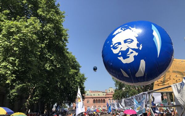 El recuerdo del expresidente Néstor Kirchner estuvo presente - Sputnik Mundo