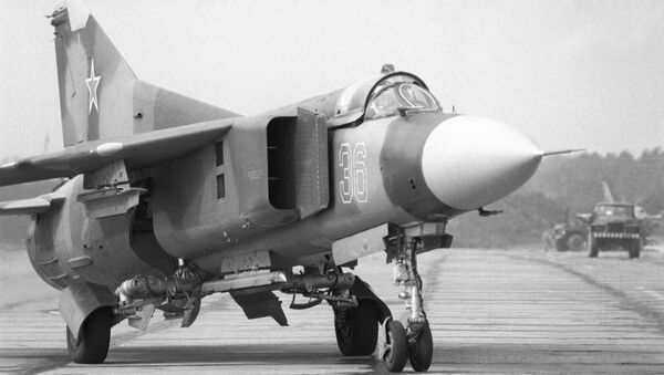 Un caza MiG-23 (archivo) - Sputnik Mundo