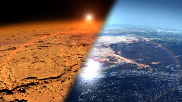 Marte con ambiente frío y seco frente a un Marte con agua y atmósfera más espesa - Sputnik Mundo