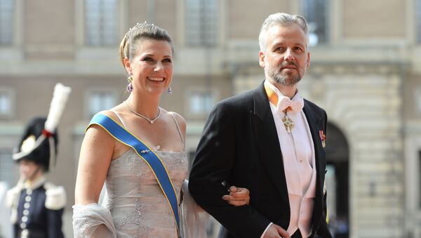 Ari Behn junto a la princesa Marta Luisa - Sputnik Mundo