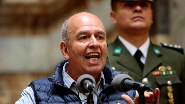 Arturo Murillo, ministro interino de Gobierno de Bolivia - Sputnik Mundo