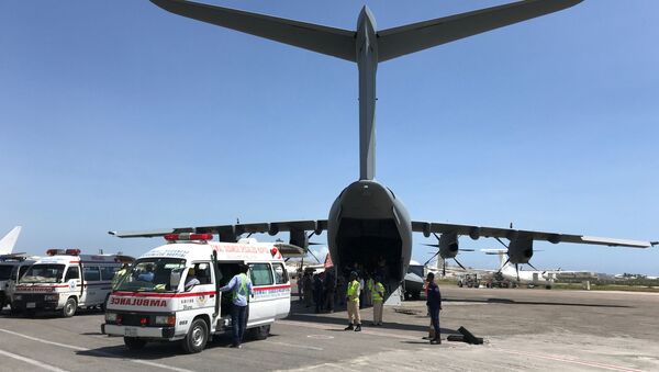 El avión turco con la ayuda humanitaria para Somalía - Sputnik Mundo