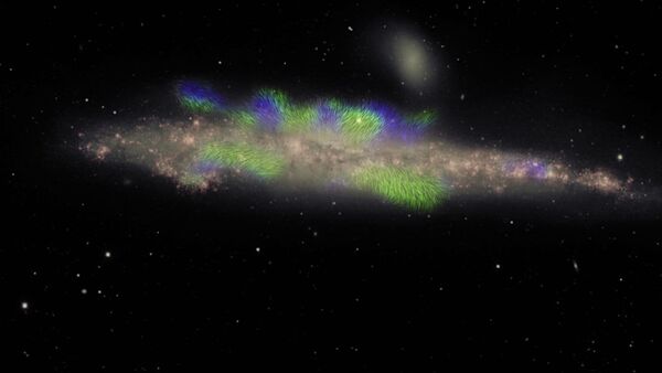 Un campo magnético de la galaxia NGC 4631 - Sputnik Mundo