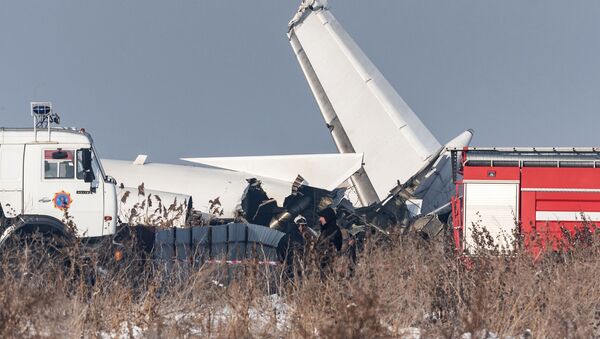 Lugar del siniestro del avión de Bek Air en Kazajistán - Sputnik Mundo