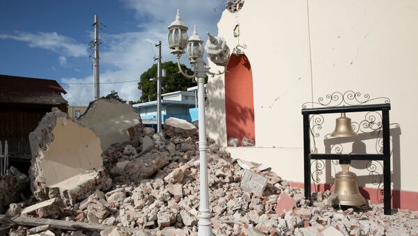 Consecuencias del terremoto en Puerto Rico - Sputnik Mundo