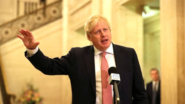 El jefe del Gobierno británico, Boris Johnson - Sputnik Mundo