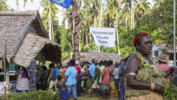 Votación del referéndum para la independencia de Bougainville - Sputnik Mundo