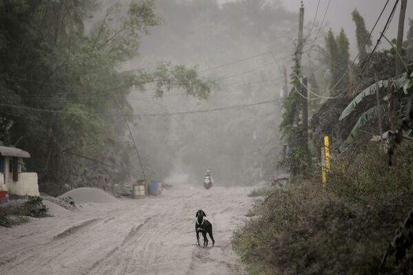 Bajo cenizas: así se ve Filipinas después de la erupción del volcán Taal
 - Sputnik Mundo