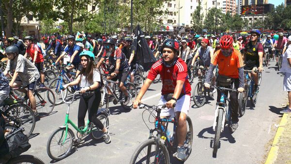 La revolución ciclista en Chile - Sputnik Mundo