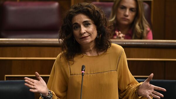 María Jesús Montero, ministra española de Hacienda - Sputnik Mundo