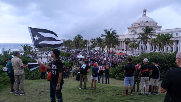 Protestas en Puerto Rico - Sputnik Mundo