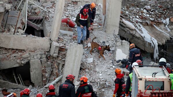 Consecuencias del terremoto en el este de Turquía - Sputnik Mundo