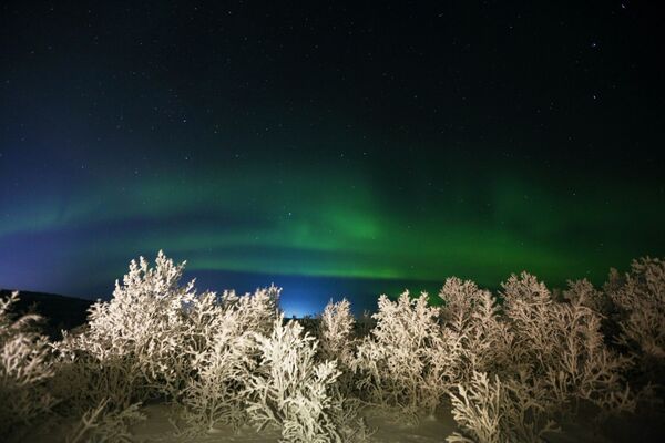 Como en un cuento: así se ven las auroras boreales en Rusia - Sputnik Mundo