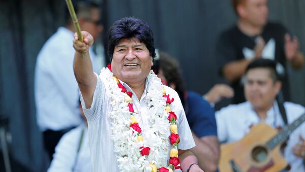 Evo Morales, expresidente de Bolivia  - Sputnik Mundo