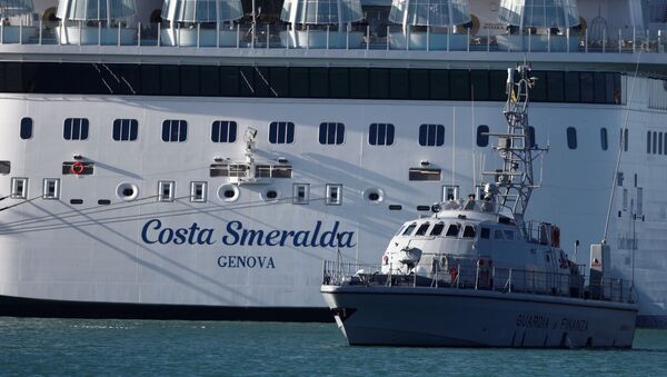 El crucero Costa Smeralda  - Sputnik Mundo