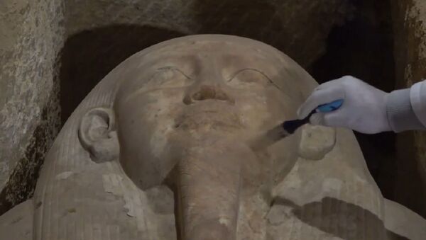 Sarcófagos, momias y cráneos: desvelan 16 antiguas tumbas de sacerdotes en Egipto - Sputnik Mundo