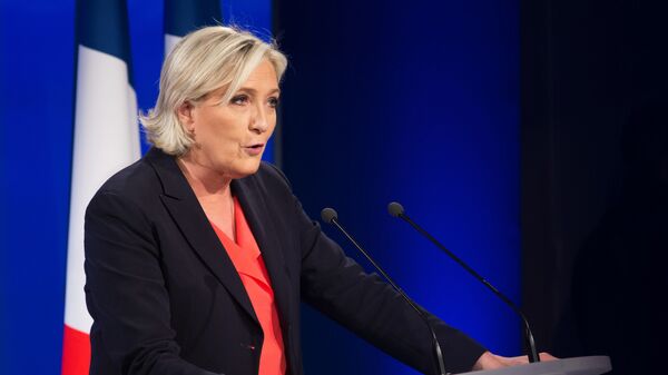 Marine Le Pen, política francesa, líder del partido Agrupación Nacional - Sputnik Mundo