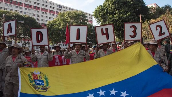 Marcha en Caracas, Venezuela - Sputnik Mundo
