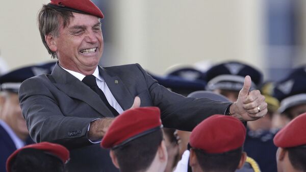 El presidente de Brasil Jair Bolsonaro (archivo) - Sputnik Mundo