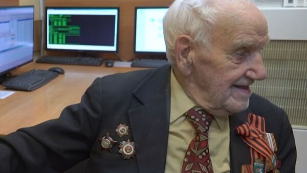 Víktor Volchkovich, veterano de la Segunda Guerra Mundial, combatiente del Ejército Rojo de la URSS - Sputnik Mundo