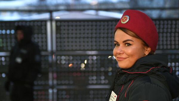 Una empleada del RZD, el gigante ferroviario ruso - Sputnik Mundo
