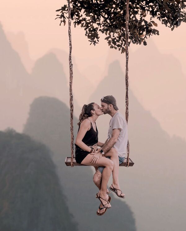 'Love is in the air': las fotos románticas más impresionantes
 - Sputnik Mundo