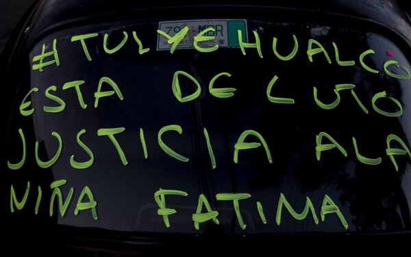 Vecinos de las alcaldías contiguas, Xochimilco y Tláhuac, se manifiestan y bloquean algunas entradas en protesta por el feminicidio de Fátima - Sputnik Mundo