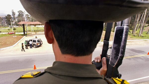 Un agente de la Policía Nacional de Colombia (imagen referencial) - Sputnik Mundo