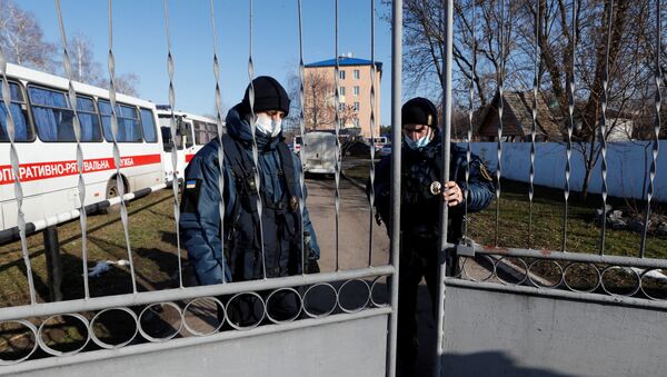 Centro médico en la región de Poltava donde están los argentinos  evacuados de Wuhan - Sputnik Mundo