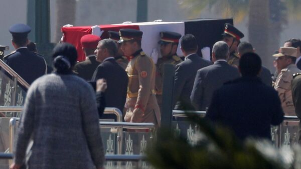 Funerales del expresidente de Egipto Hosni Mubarak - Sputnik Mundo