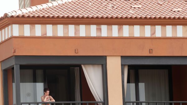 Coronavirus en el hotel aislado por coronavirus en Tenerife - Sputnik Mundo