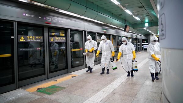 Estación de metro en Seúl, Corea del Sur - Sputnik Mundo