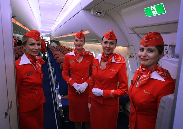 Silencioso y ecológico: así es el primer Airbus A350-900 de Aeroflot
 - Sputnik Mundo