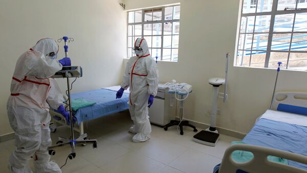 Un hospital preparado para tratar a pacientes con coronavirus (imagen referencial) - Sputnik Mundo