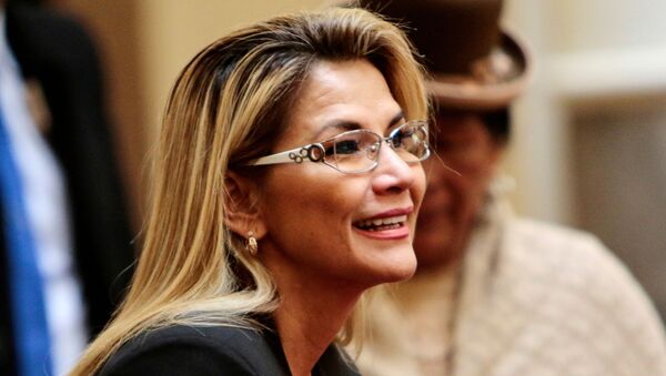 Jeanine Áñez, presidenta transitoria de Bolivia - Sputnik Mundo