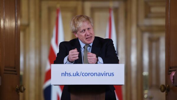 Boris Johnson, primer ministro británico  - Sputnik Mundo