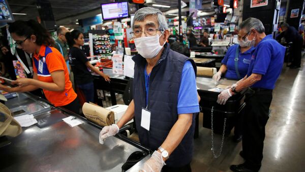 Supermercado en México durante la pandemia de coronavirus - Sputnik Mundo